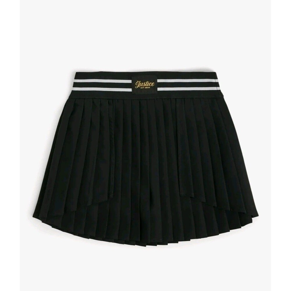 Girls Skater Preppy School Y2K Skirt/Skort JUSTICE Layered Pleats Size 16/18